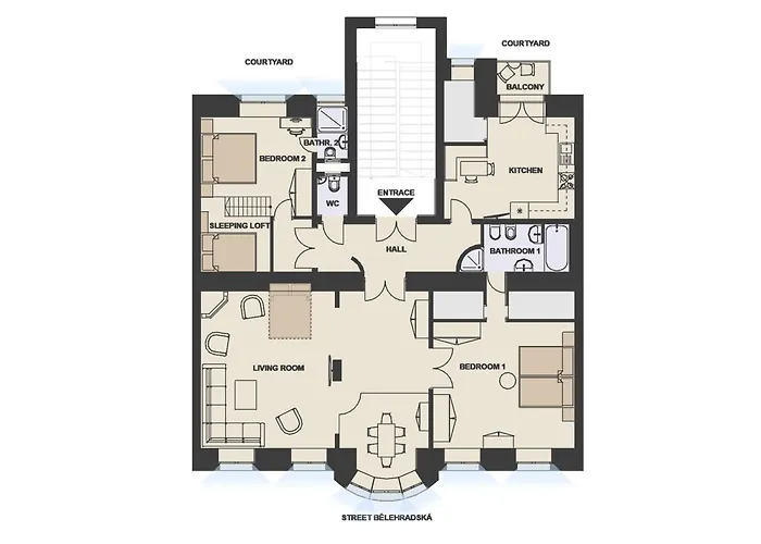 Baroque Grand Xxl - Center - 160 M2 * Prague